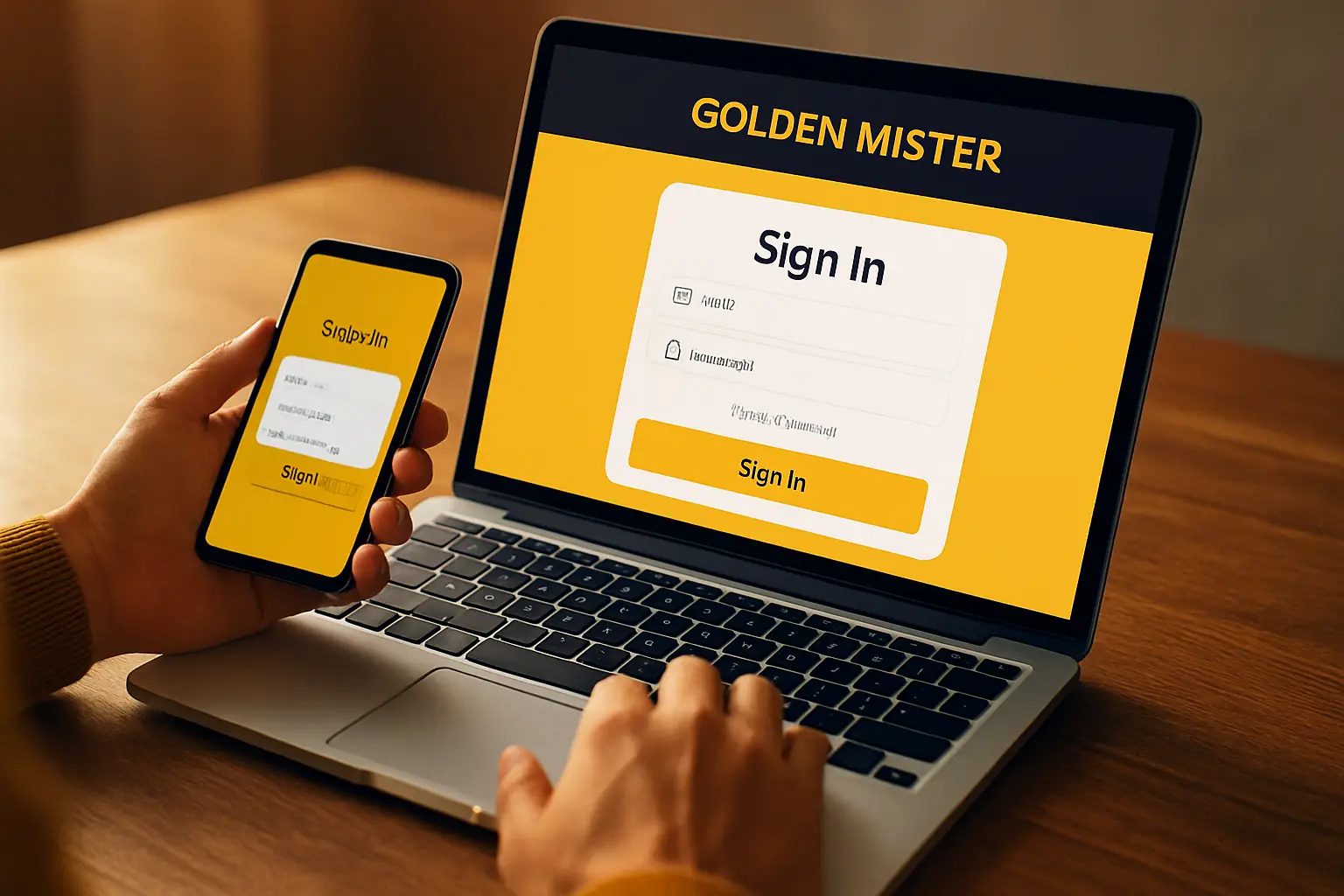 Golden Mister Casino Login – Sign In to Your Account visual guide for Golden Mister